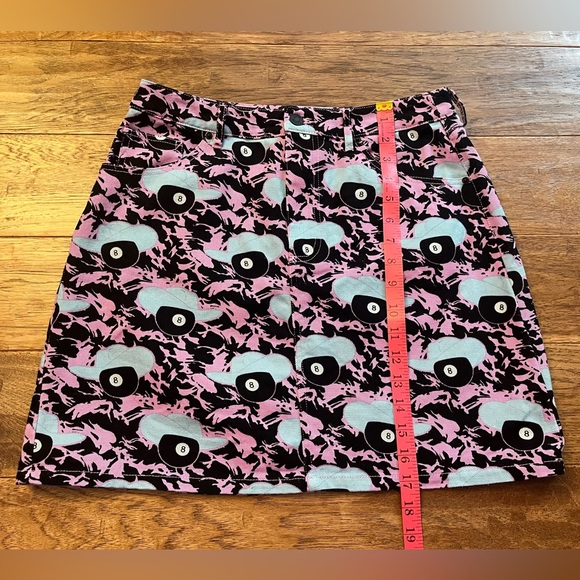 Hayley Elsaesser x Simons 8-Ball Cowboy Print Mini Skirt, Medium - Picture 9 of 10